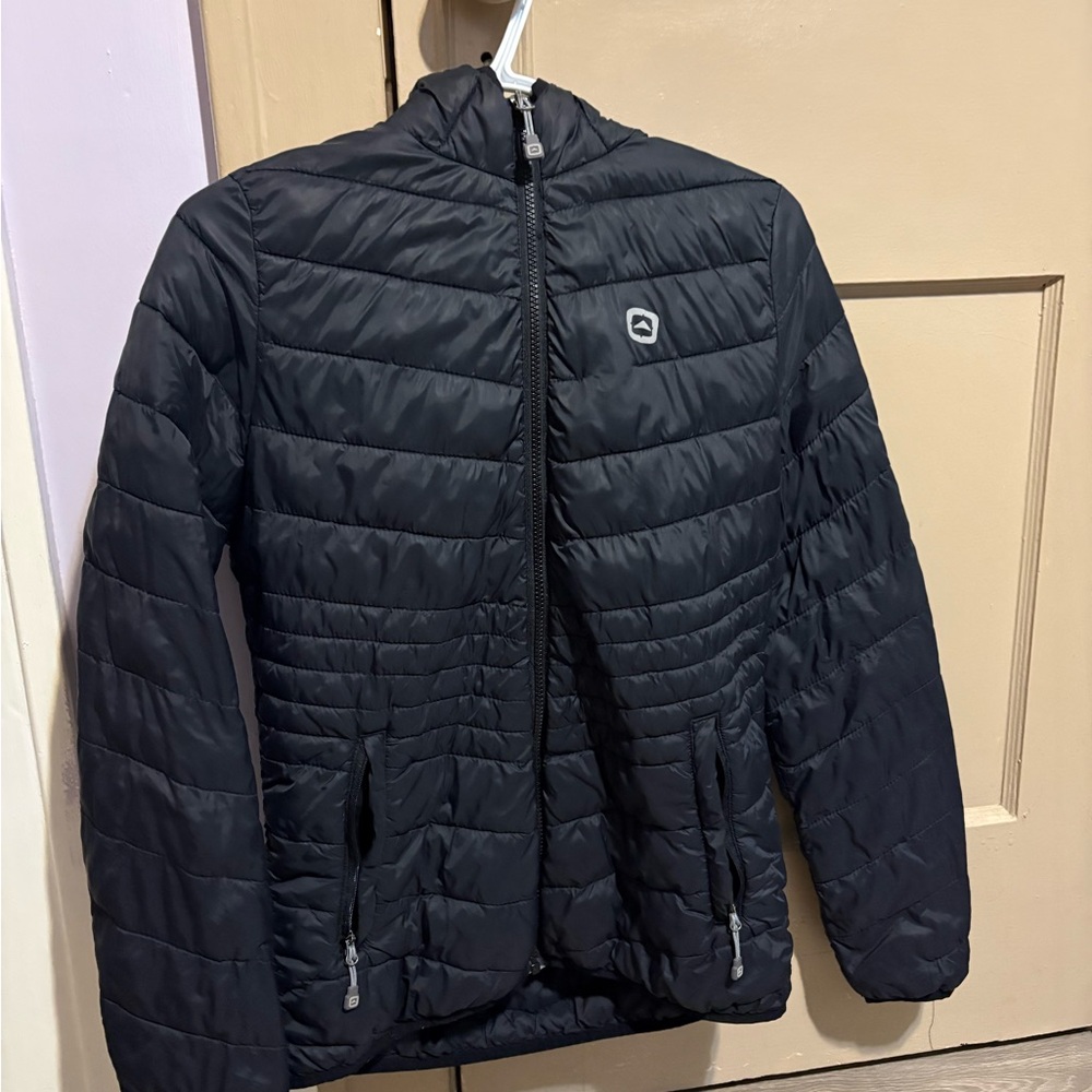 Women's Black Quilted Puffer Jacket
